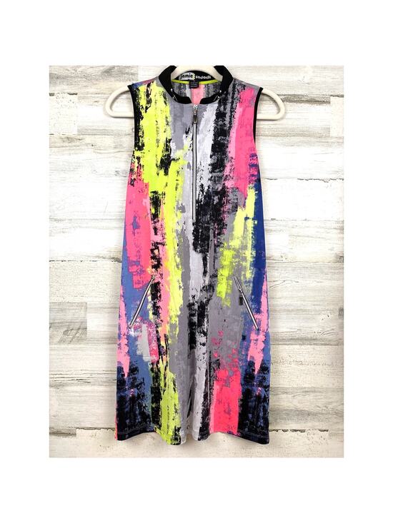 jamie sadock Dresses & Skirts - Jamie Sadock M Abstract Shift Dress Sleeveless Golf Resort Designer NEW